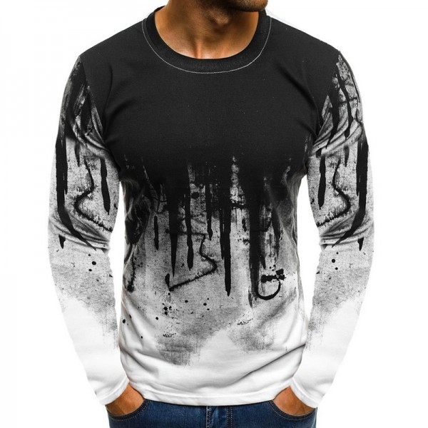 Tee Top Male Long Sleeve Fitness T shirts Men Printed Camouflage Male T-shirts Tee Top Male Long Sleeve Fitness T shirts Men Printed Camouflage Male T-shirts