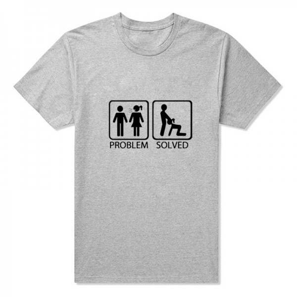 New T Shirts Men Cotton Short Sleeve Funny Print Man T-Shirt Free Shipping Mens tshirt Tops