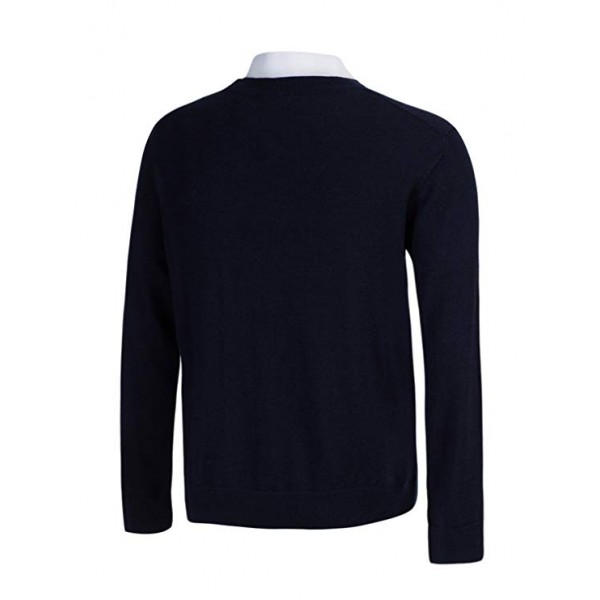 Men's 100% Wool Autumn Winter V-Neck Knitted Jumper Pullover Men's 100% Wool Autumn Winter V-Neck Knitted Jumper Pullover
