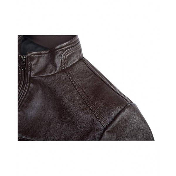 Men's Casual Motorcycle Faux Leather Jacket